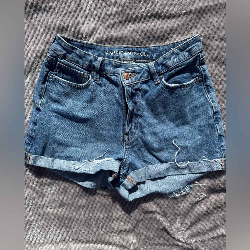 American Eagle Outfitters Dark Blue Jean Shorts